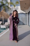 KA 1220 Ice Velvet With Zari Embroidered Work Readymade Suits Exporters In India